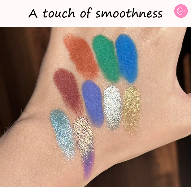The U Cosmetic 9-Color Eyeshadow Palette detail
