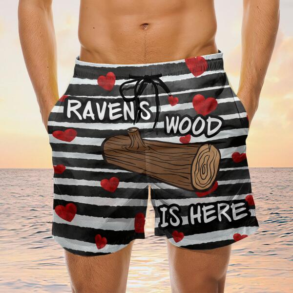 This Beaver Need To Wood - Personalized Beach Short