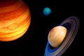 Three Planets in Space Wall Mural-Wall Mural-Eazywallz