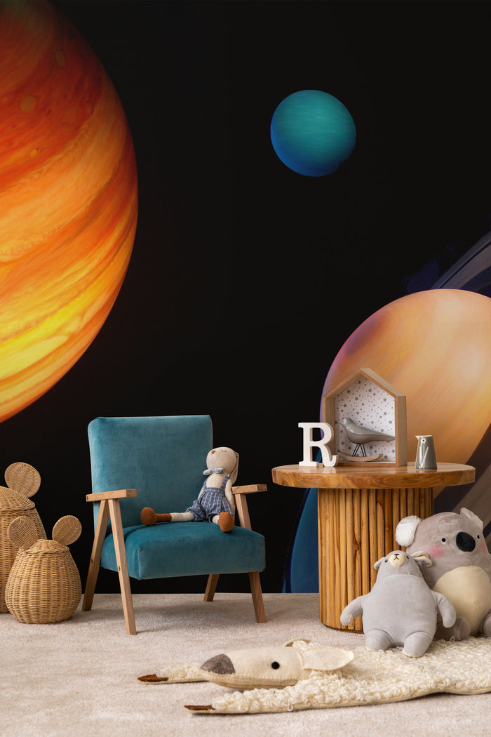 Three Planets in Space