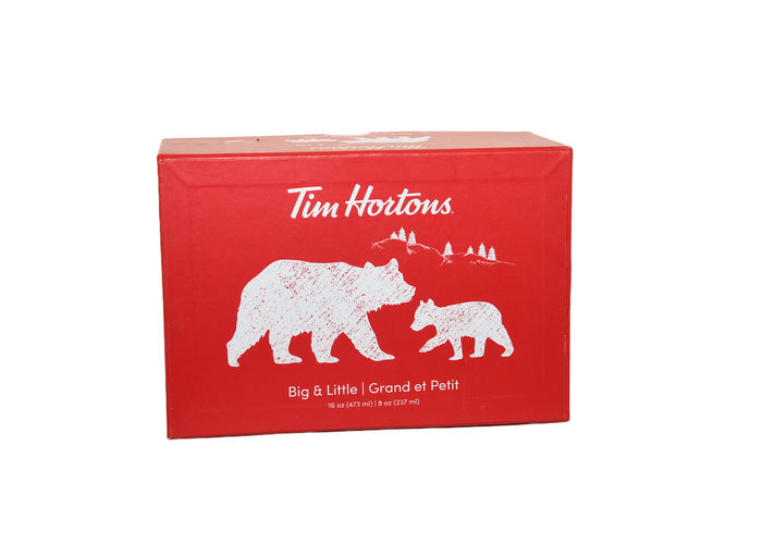 Tim Hortons Big Bear And Little Bear Coffee Mug Set
