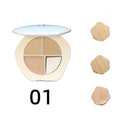 TIMAGE 3-Color Concealer Palette Moisturize Long Lasting shade 01