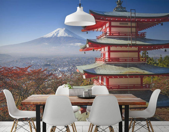 Tokyo View Wall Mural-Wall Mural-Eazywallz