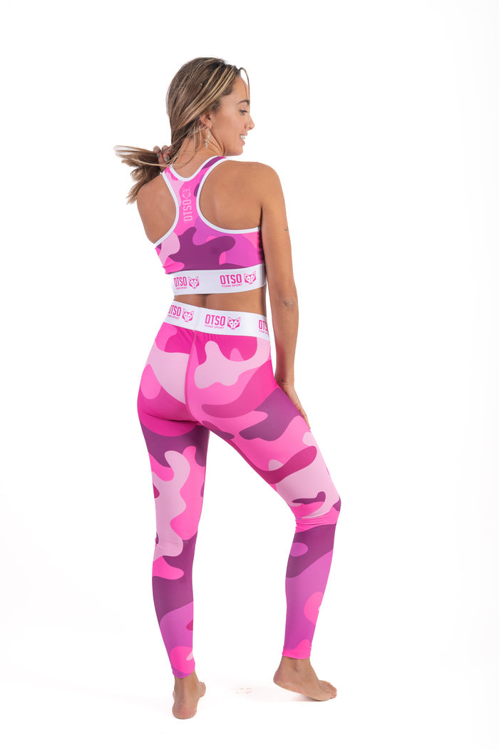 Top deportivo - Camo Pink