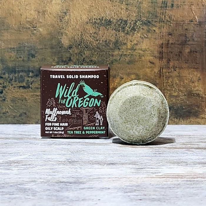 Travel Multnomah Falls Shampoo Bar | For Oily Scalps & Fine Hair | Clarifying & Volumizing