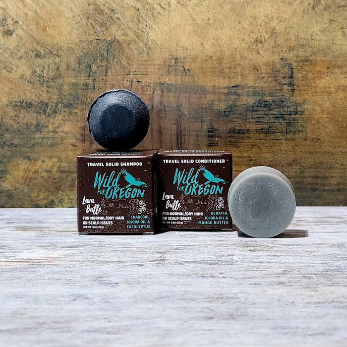 Travel Size Shampoo & Conditioner Bar Bundle | Solid Hair Care Sampler | 3 Sets
