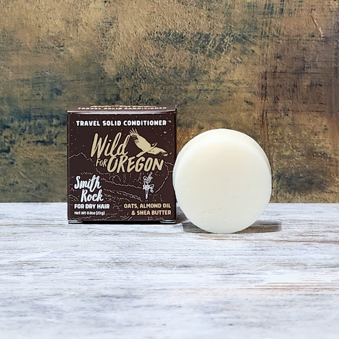 Travel Smith Rock Conditioner Bar | For Dry, Frizzy or Damaged Hair | Deeply Moisturizing & Restorative