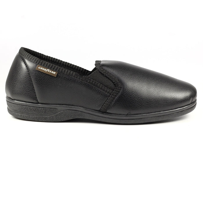 Trent Black Slipper