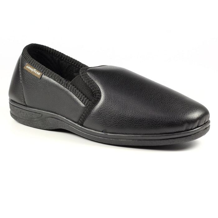 Trent Black Slipper
