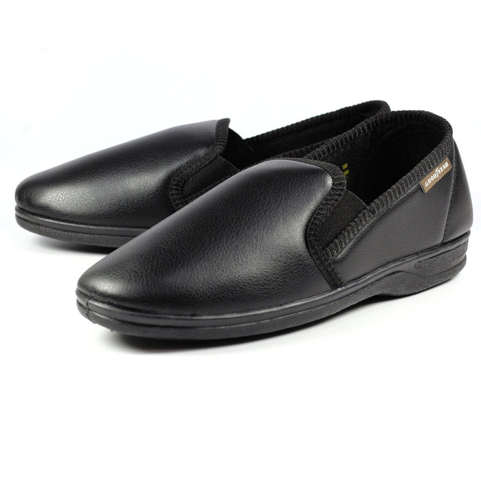 Trent Black Slipper