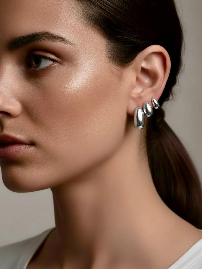 TRIPLE THREAT 3 Pack Stud earring set