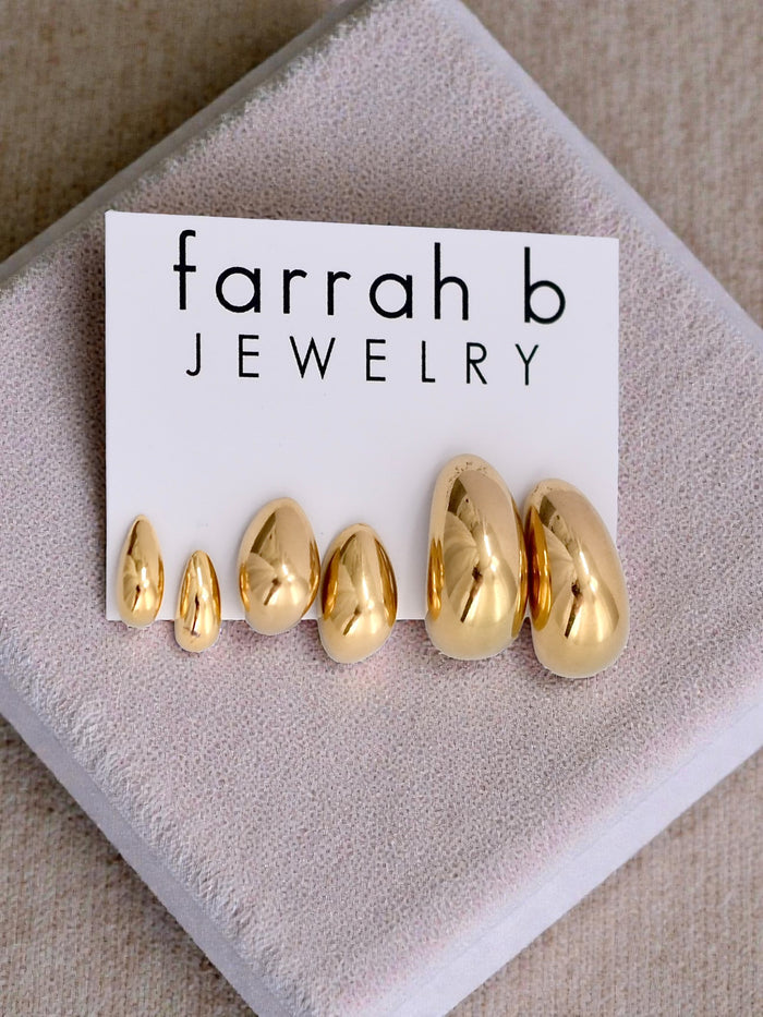 TRIPLE THREAT 3 Pack Stud earring set