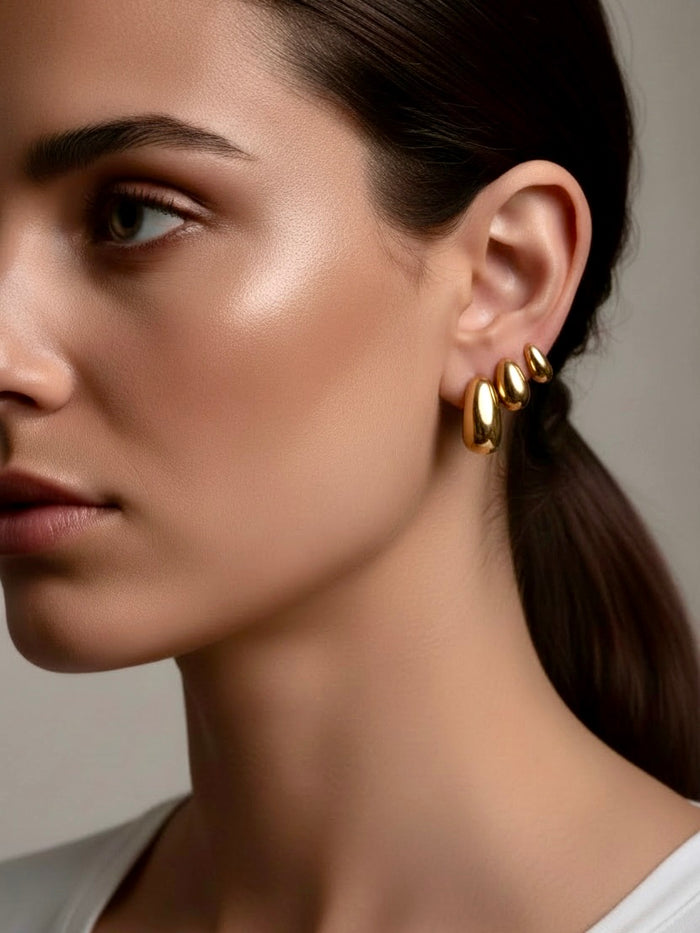 TRIPLE THREAT 3 Pack Stud earring set