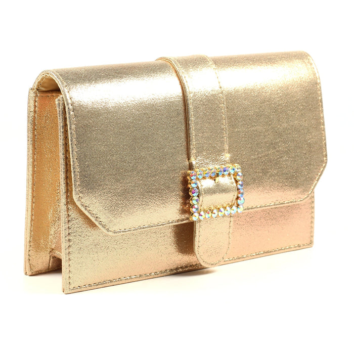 Trixabel Gold Satin Bag