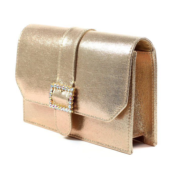 Trixabel Gold Satin Bag