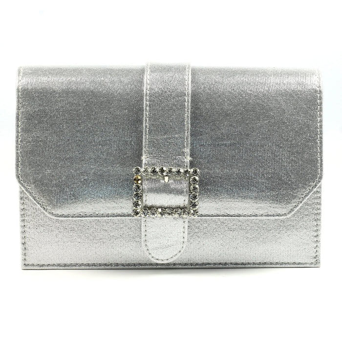 Trixabel Silver Satin Bag
