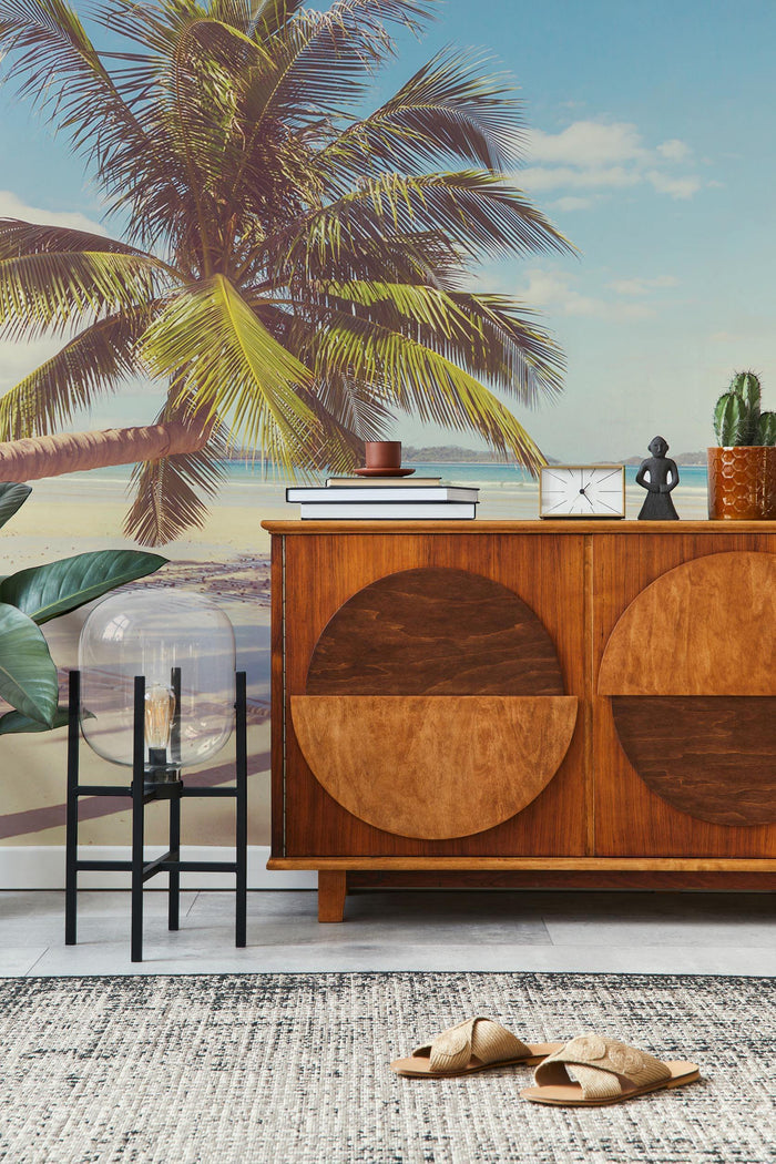 Tropical Beach 2 Wall Mural-Wall Mural-Eazywallz