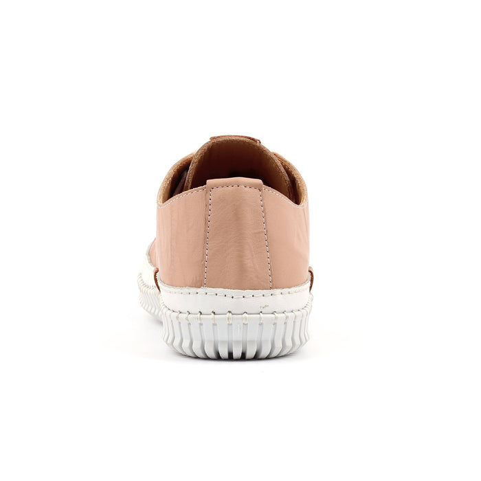 Truffle II Nude Leather Plimsoll