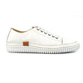 Truffle II White Leather Plimsoll