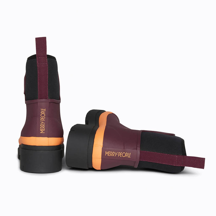 Tully Boot // Plum & Neon Orange [Retired]