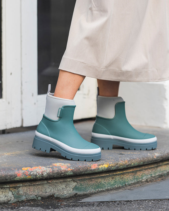 Tully Boot // Teal & Grey [Retired]