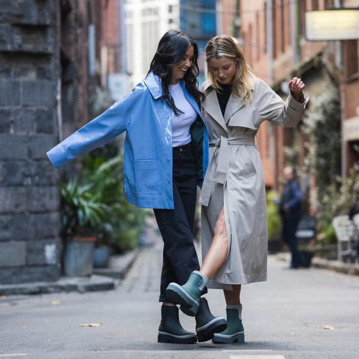 Tully Boot // Teal & Grey [Retired]