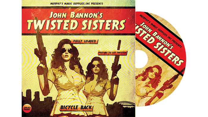 Twisted Sisters 2.0 (Gimmicks and Online Instructions) Mandolin Card by John Bannon