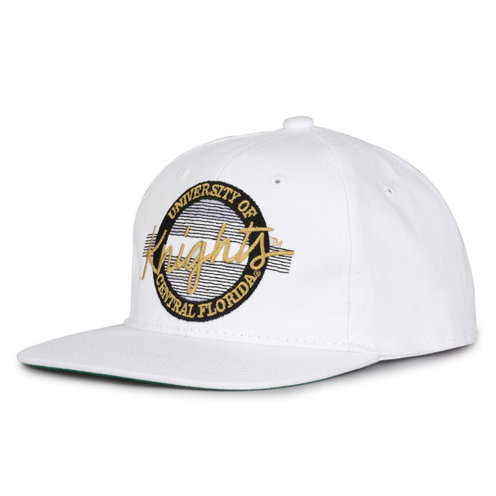 UCF Knights Retro Circle Snapback - White, alternate view 1