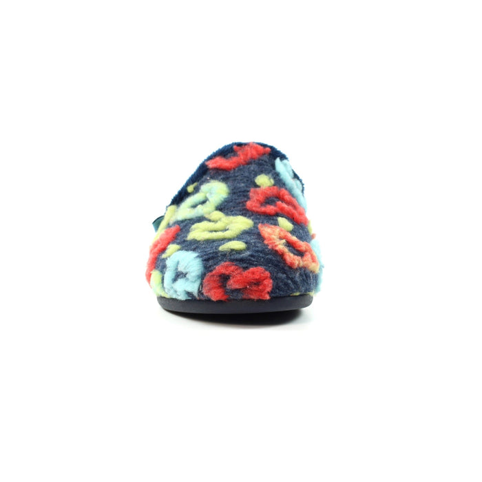 Valentine Navy Mule Slipper