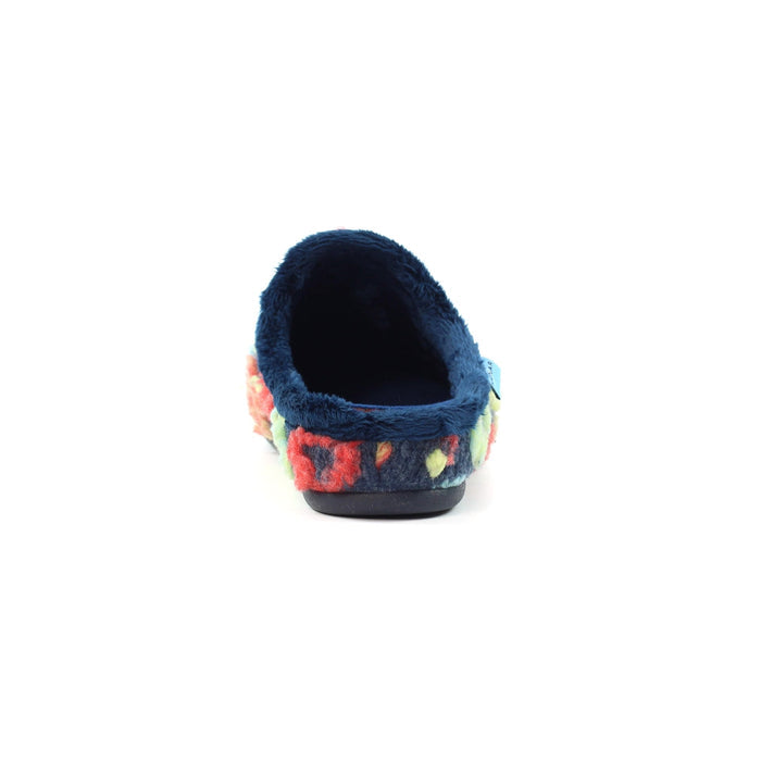 Valentine Navy Mule Slipper