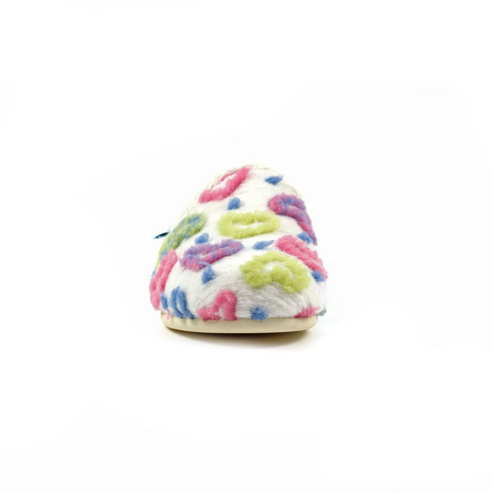 Valentine White Mule Slipper