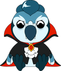 Vampire BlueJay Plush (9in)