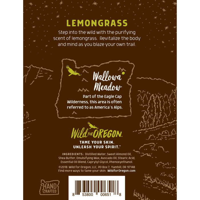 Wallowa Meadow Lemongrass | Body Lotion | Moisturizing for Dry Skin