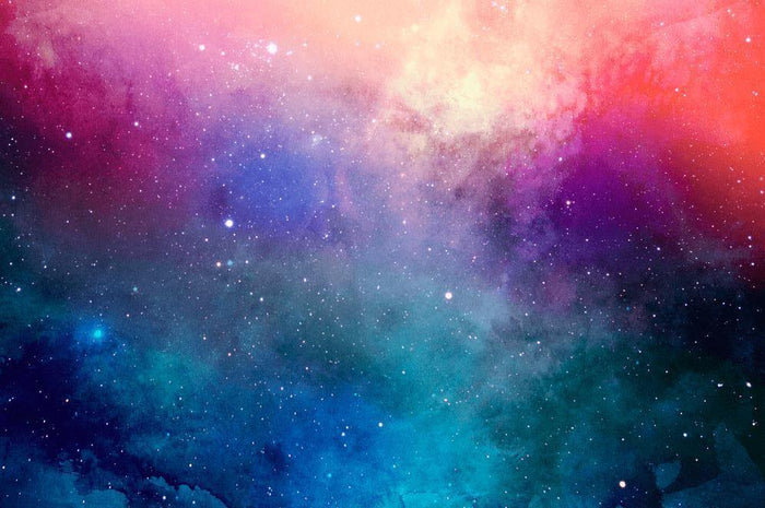 Water Color Galaxy Wall Mural-Wall Mural-Eazywallz