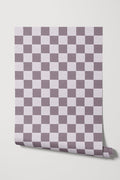 Wild Checkers / Burgundy