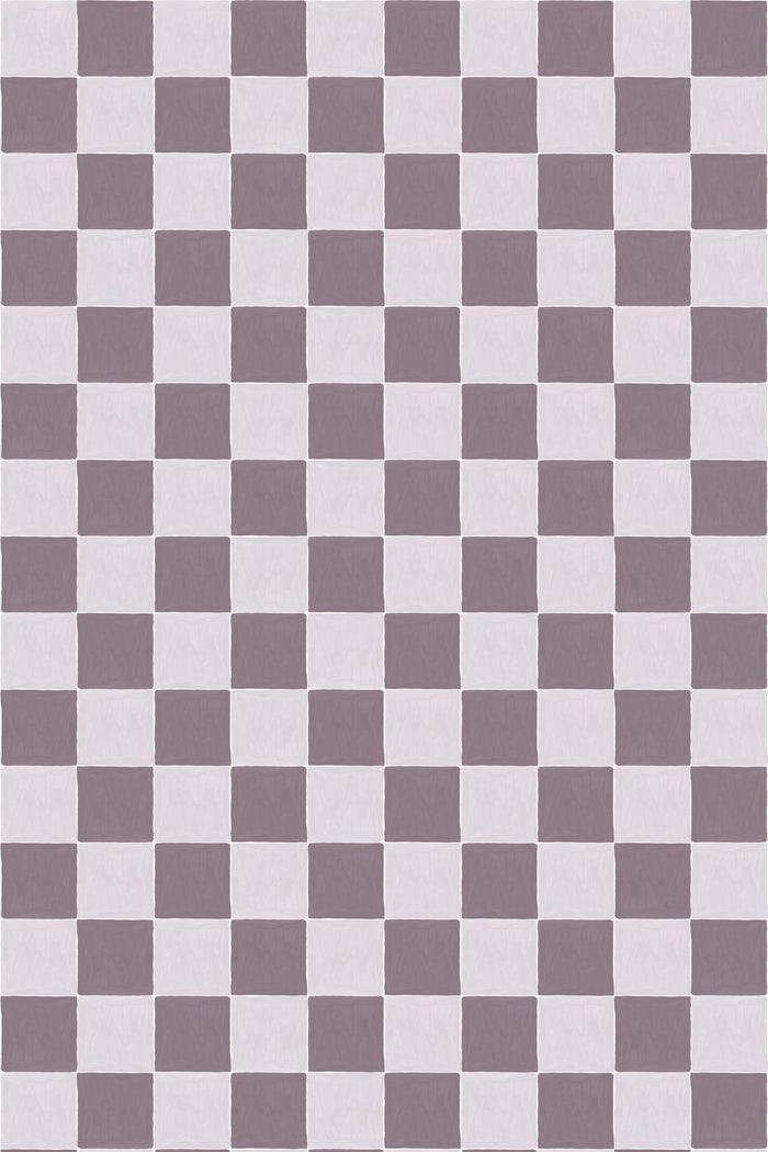 Wild Checkers / Burgundy