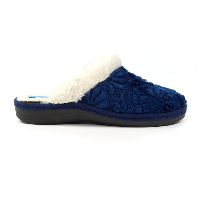 Wilder Blue Mule Slipper