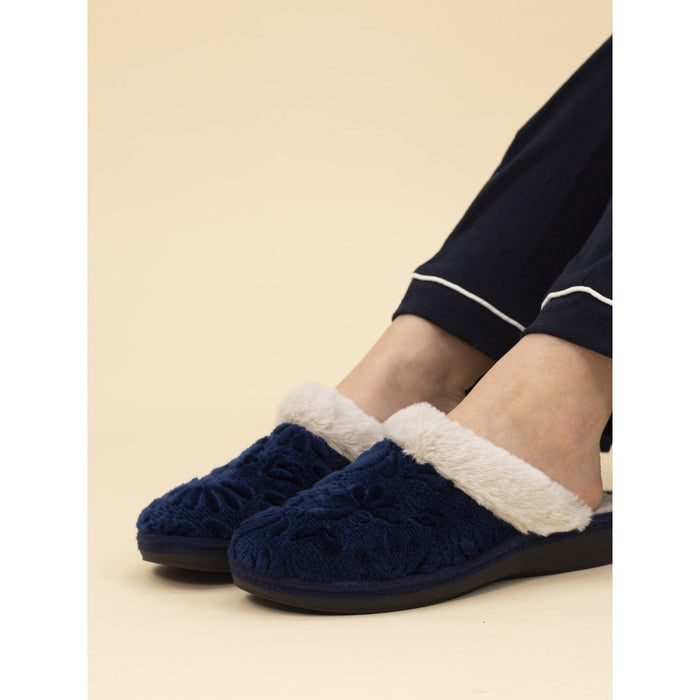 Wilder Blue Mule Slipper