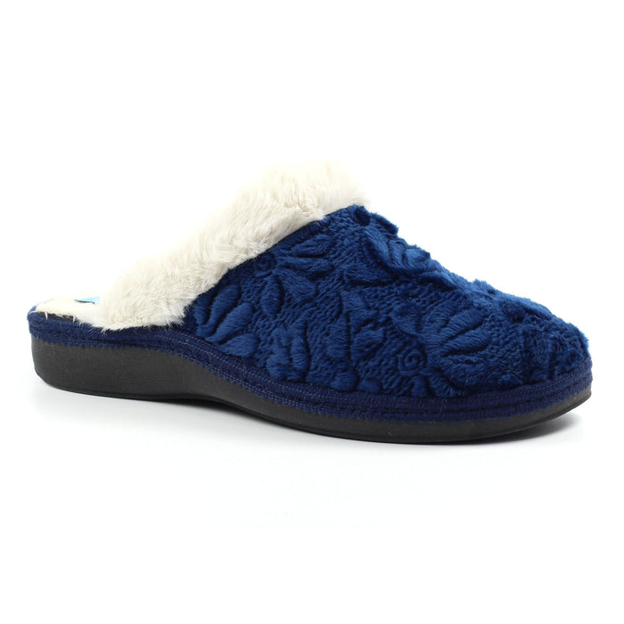 Wilder Blue Mule Slipper