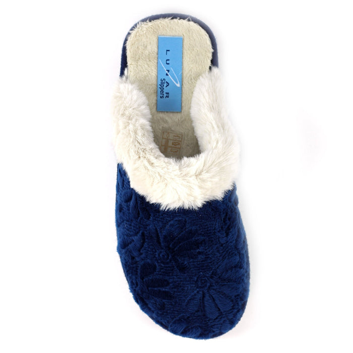 Wilder Blue Mule Slipper
