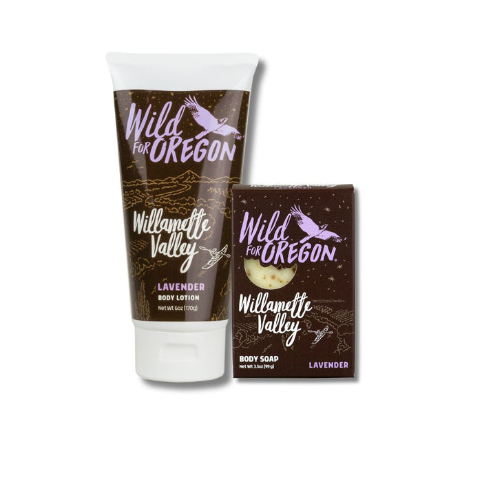 Willamette Valley Lavender | Soap & Lotion Set | Relaxing & Moisturizing