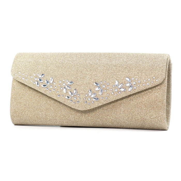 Willow Gold Clutch Bag