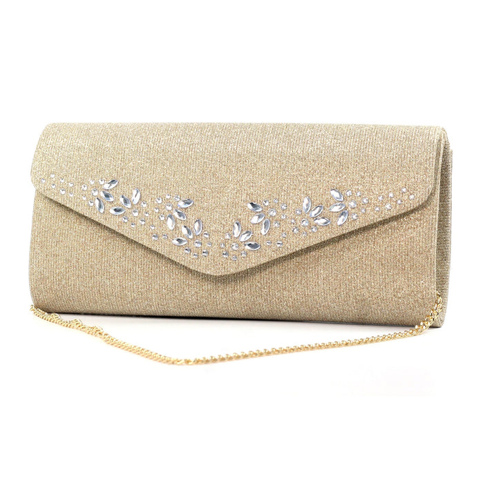 Willow Gold Clutch Bag
