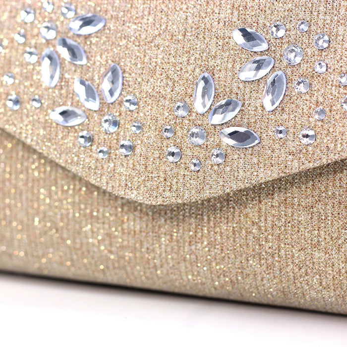 Willow Gold Clutch Bag