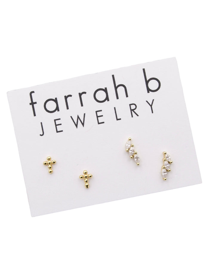 WING & A PRAYER Stud Earring Set