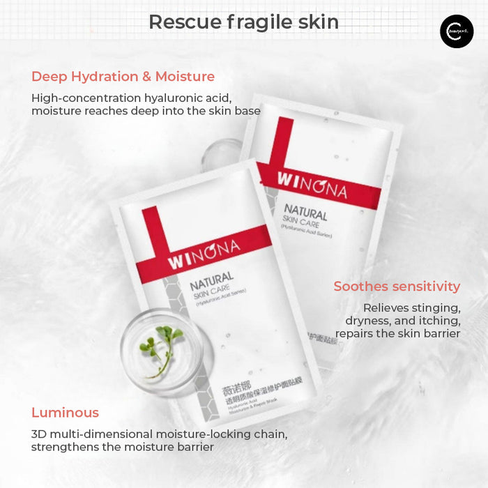 WINONA Hyaluronic Acid Multi-effect Repair Facial Sheet Mask (6 pieces) style #01 detail
