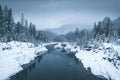 Winter in Montana Wall Mural-Wall Mural-Eazywallz