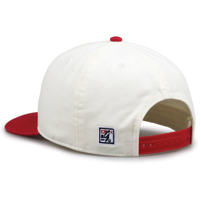 Wisconsin Badgers Original Circle Snapback, rear view