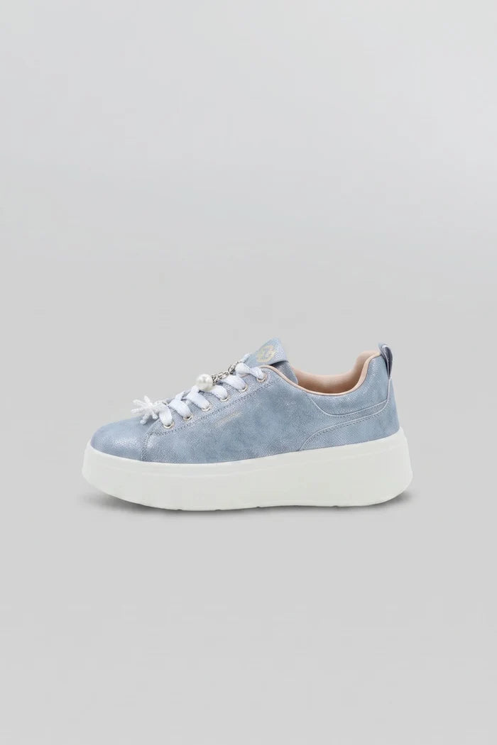 Women's "Evita Peron" Sporty Sneakers with Pearls