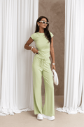 Дамски Комплект SHIRA - Облекло, Бранд SHIRA, Цвят Matcha LaBalancia Roberto Fashion Store Set 5907378521760 XS/S